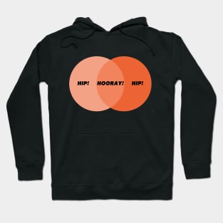 Hip Hip Hooray! Venn Diagram Hoodie